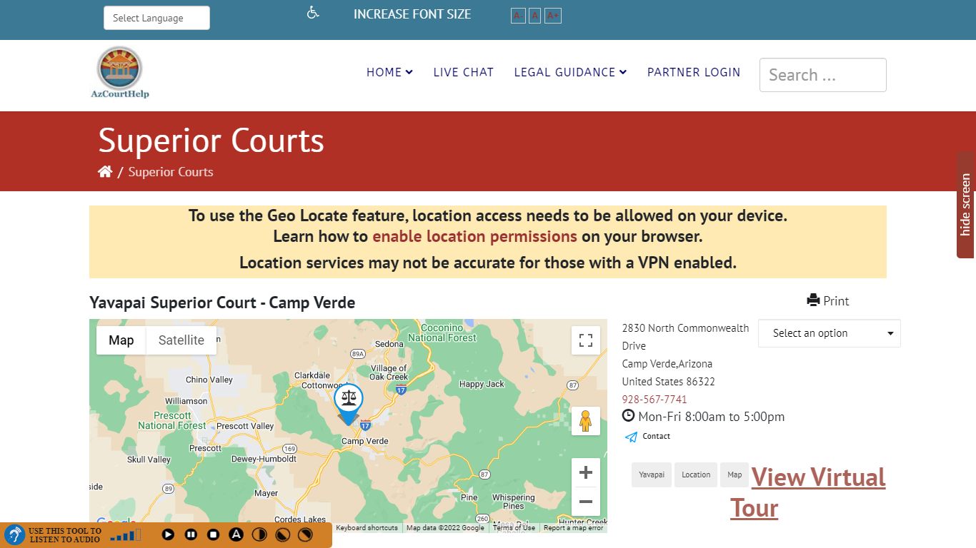 Yavapai Superior Court - Camp Verde - AzCourtHelp